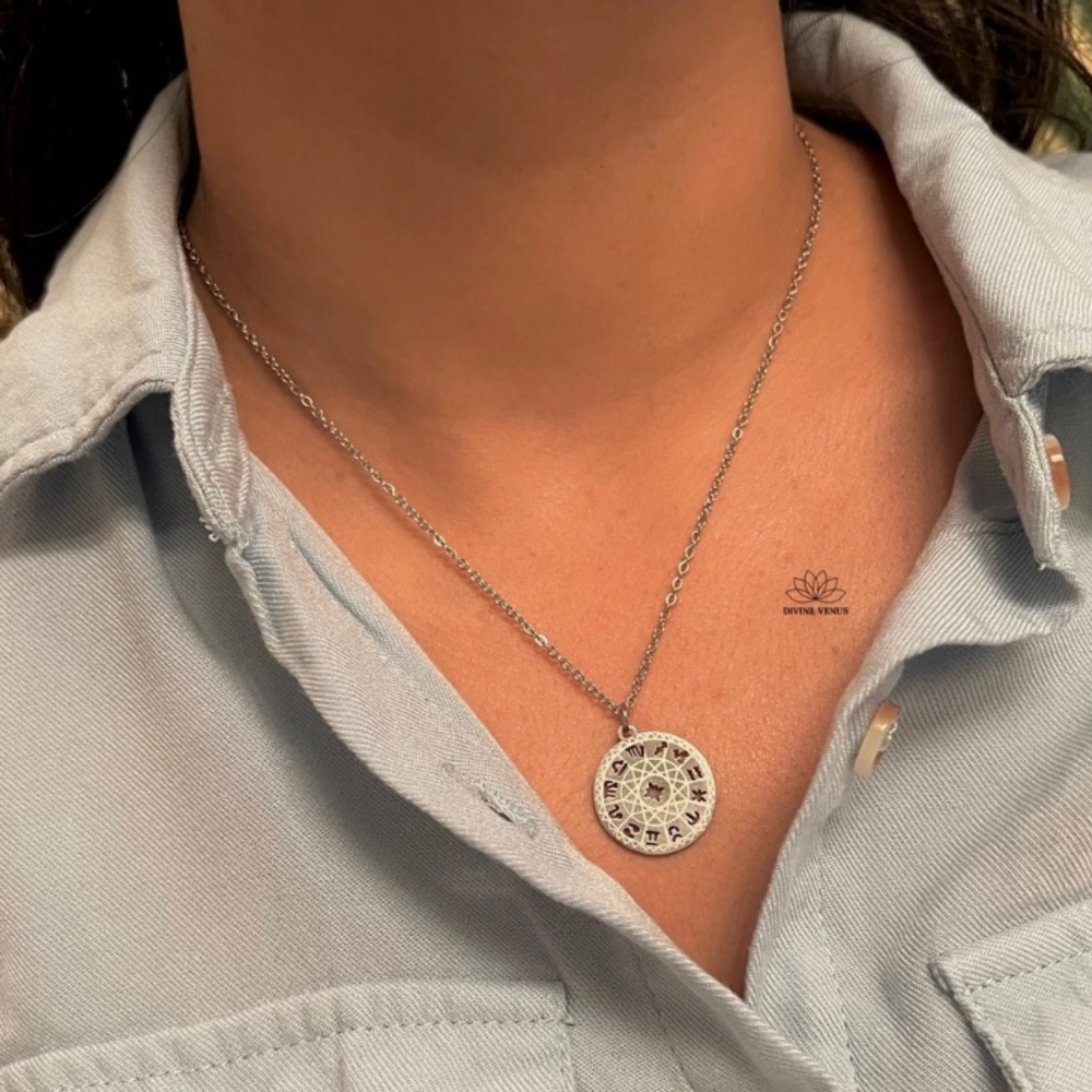 Zodiac Constellation Necklace | Stainless Steel